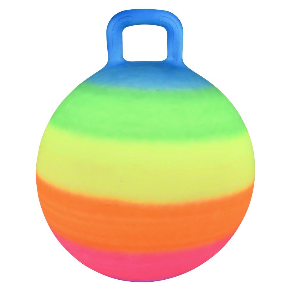 6 of 18 inch Rainbow Hopper Ball