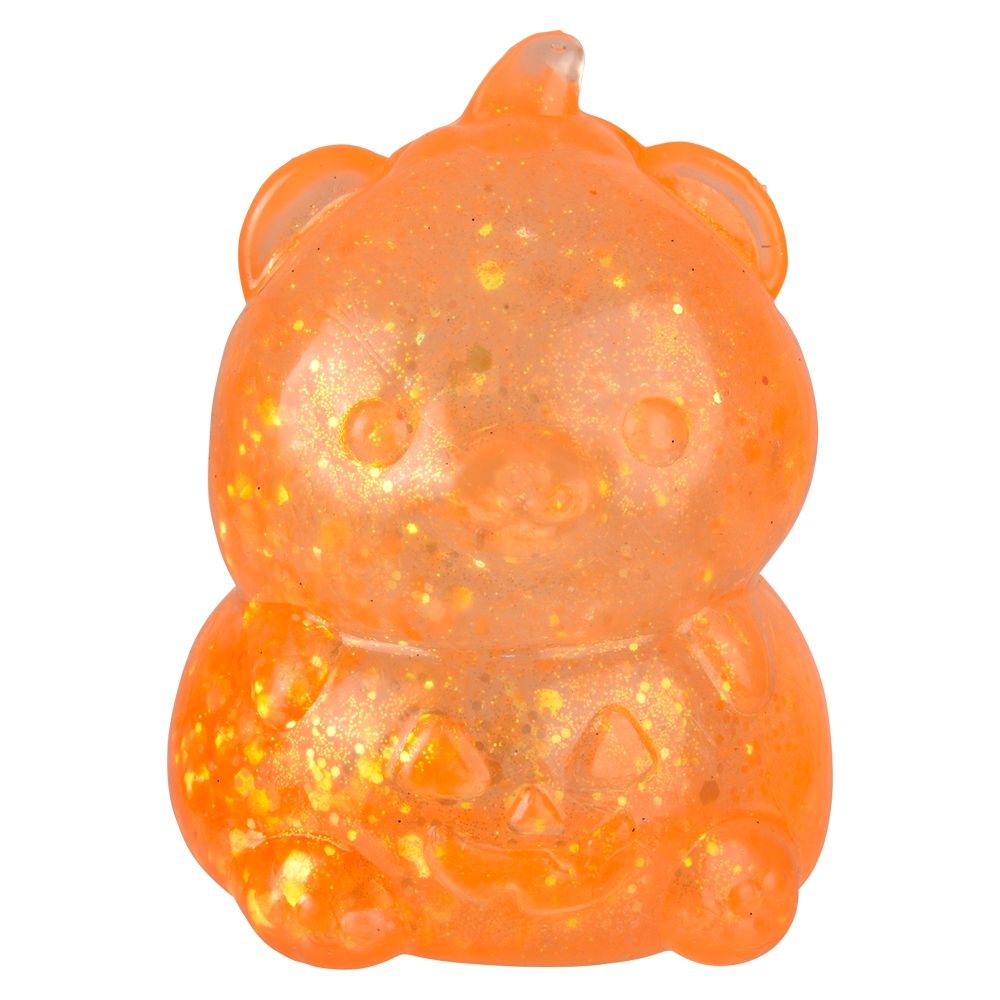 24 of Jumbo Sugar Squeezy Halloween Pumpkin Bear 4inch