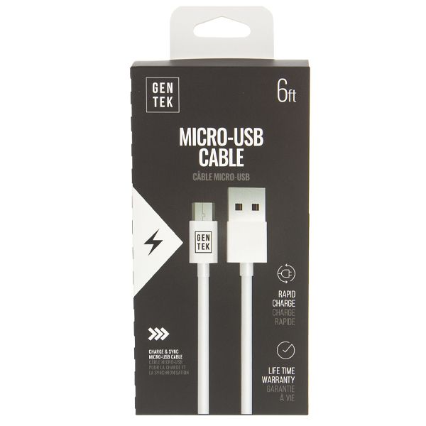 48 pieces Gen Tek Micro Usb To Usb Charging Cable - Wires and Cables