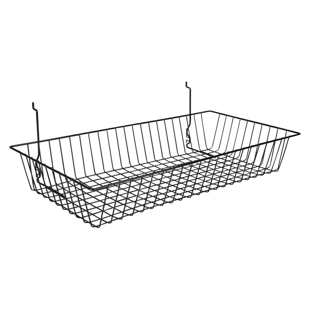6 pieces Deep Black Wire Basket - Baskets
