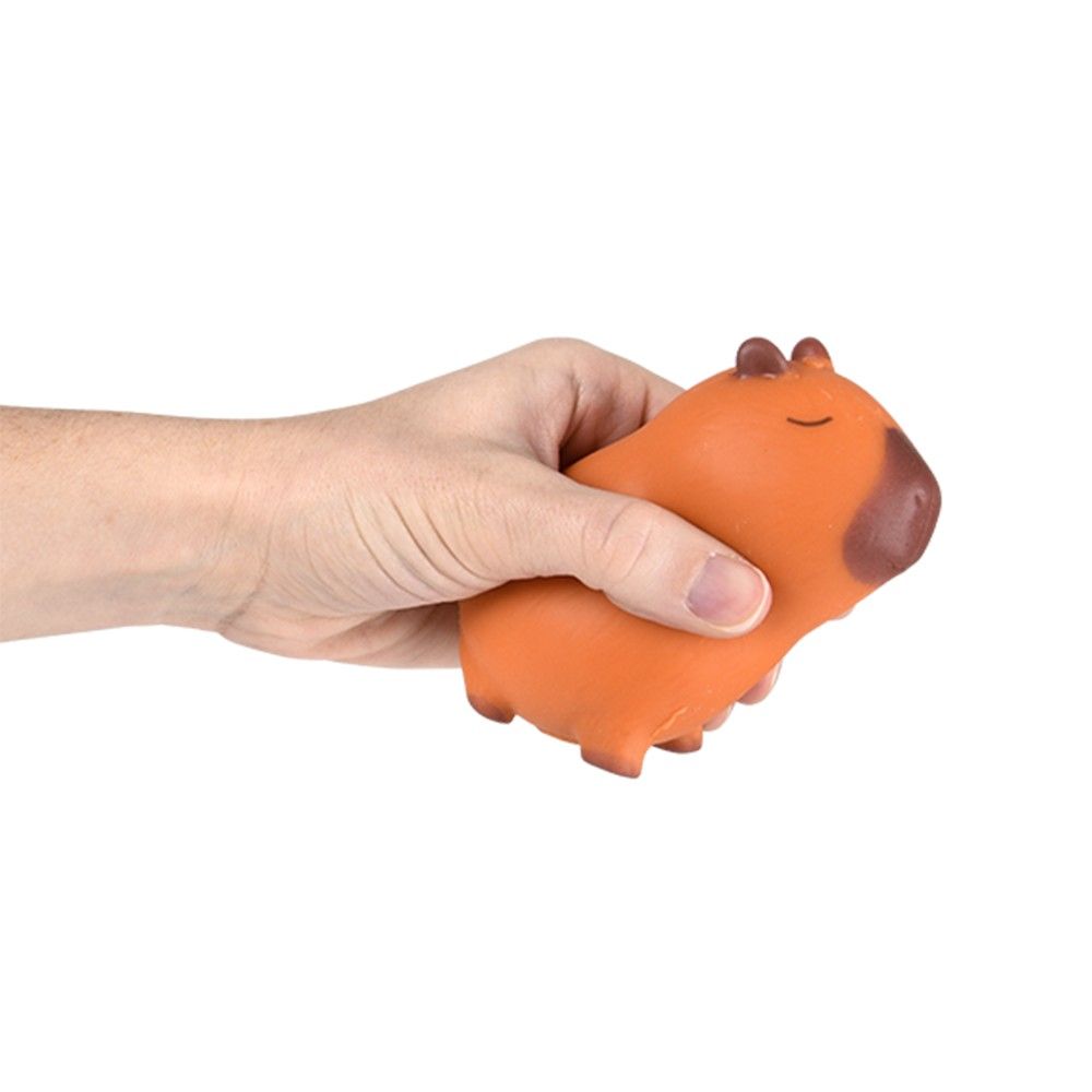 96 pieces 3.5" Squish And Stretch Capybara - Slime & Squishees
