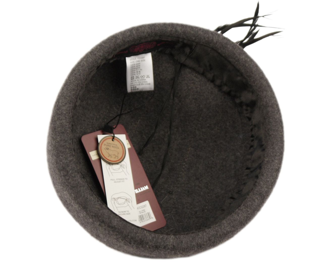 12 Pieces of Ladies Wool Felt Fascinator Hats