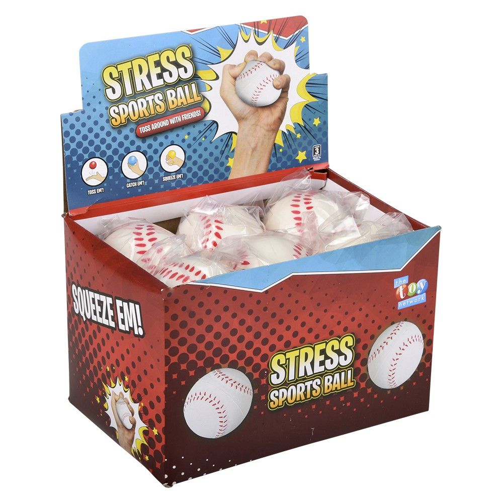 288 pieces 2.5" Baseball Stress Ball - Balls