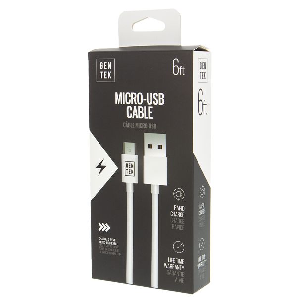 48 pieces Gen Tek Micro Usb To Usb Charging Cable - Wires and Cables