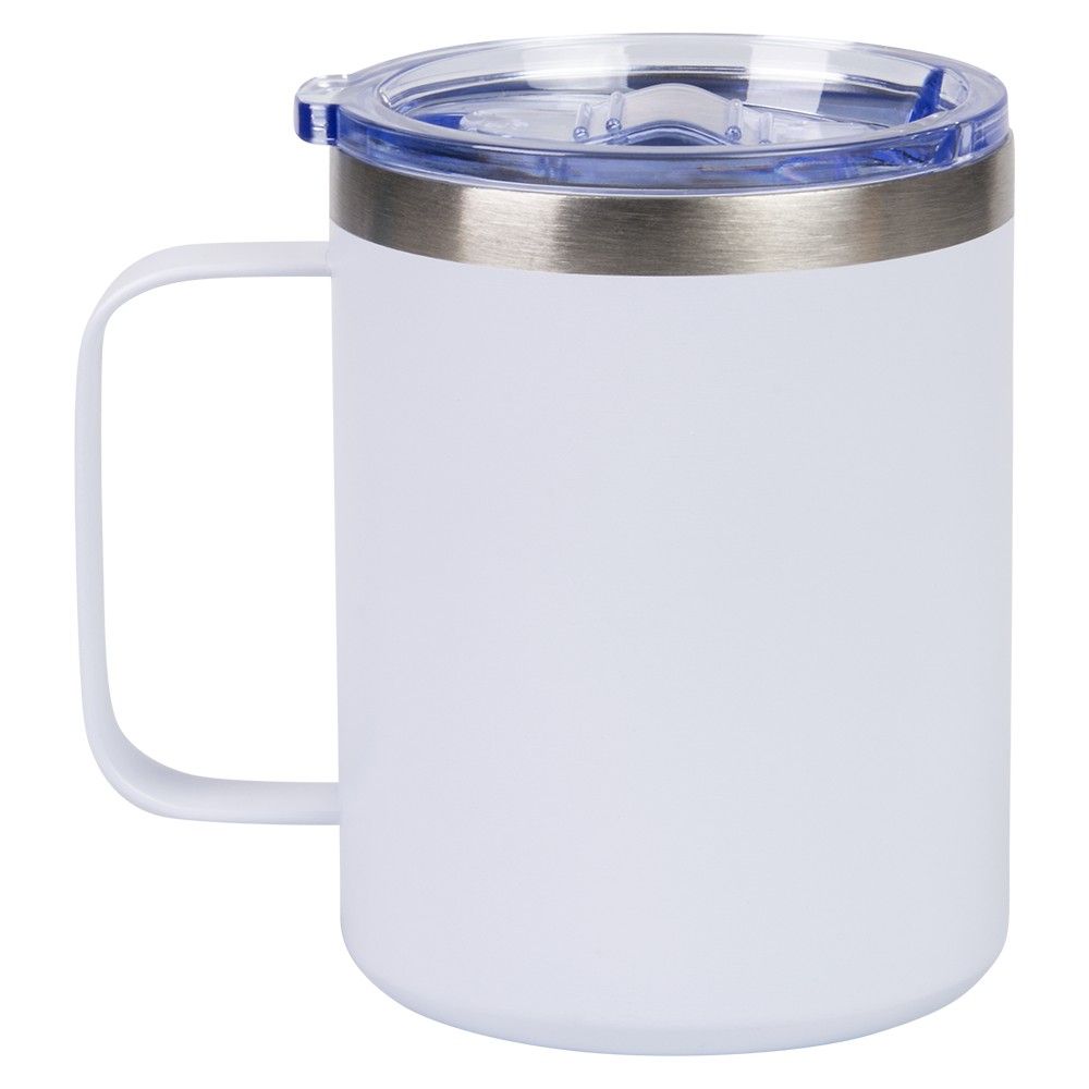 40 pieces Stainless Steel White Coffee Mug 12oz - Coffee Mugs