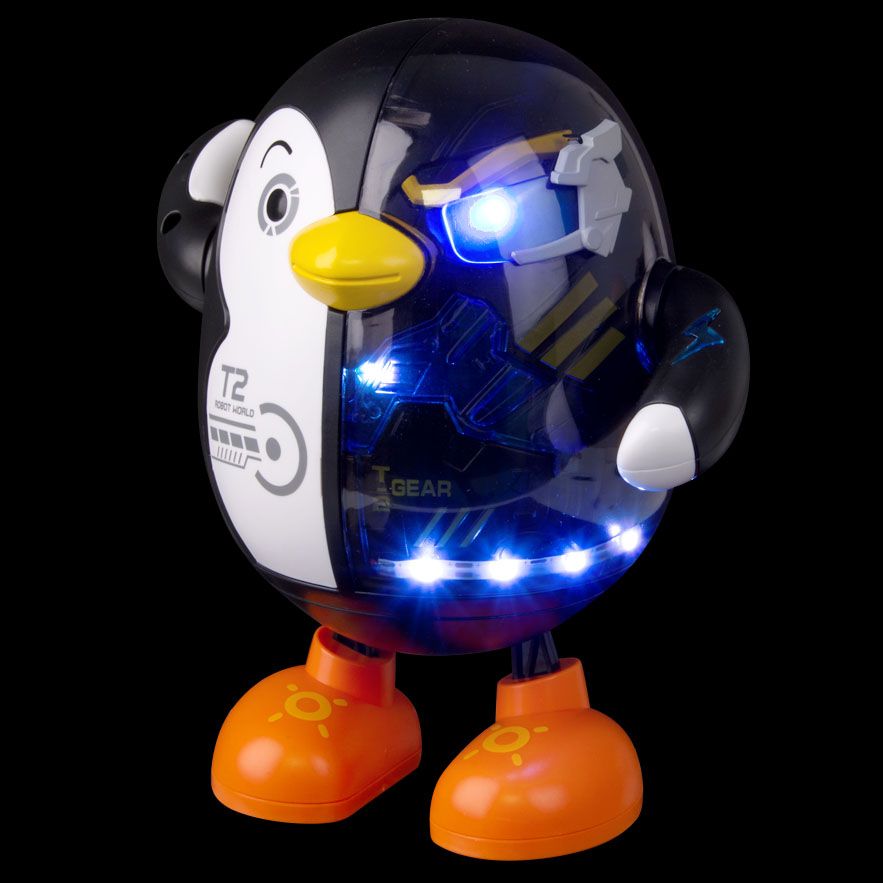 36 pieces of 7 inch Light And Sound Dancing Penguin Robot
