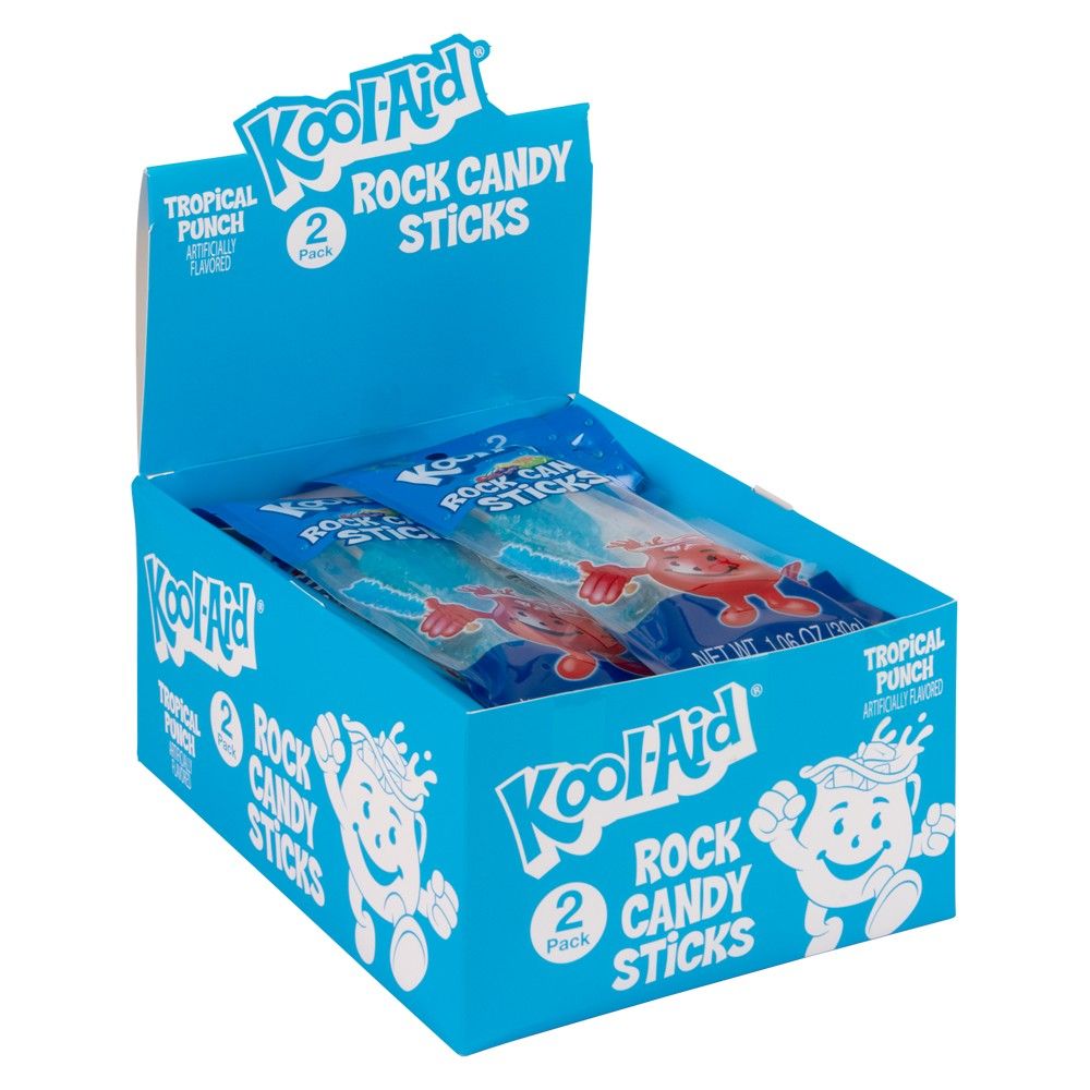 48 pieces KooL-Aid Rock Candy Sticks - Food & Beverage