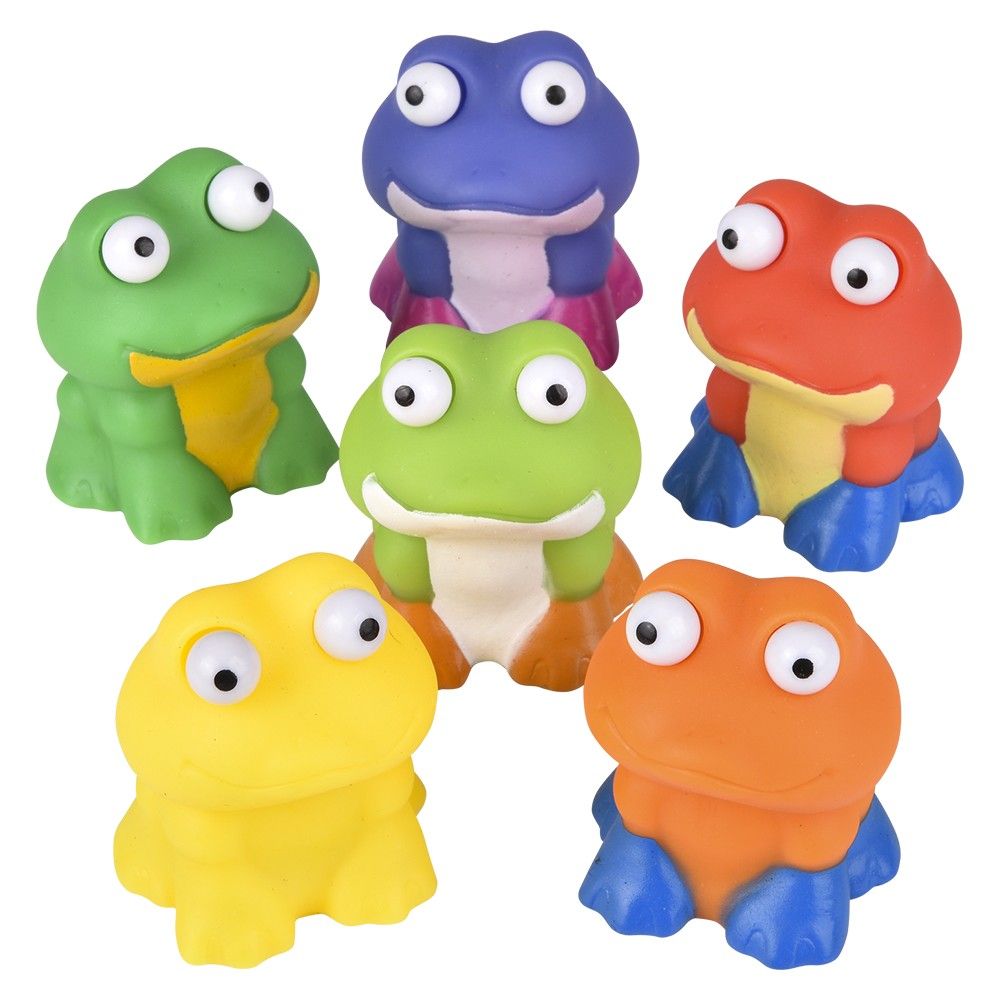 288 pieces 2" Popping Eye Frog - Slime & Squishees