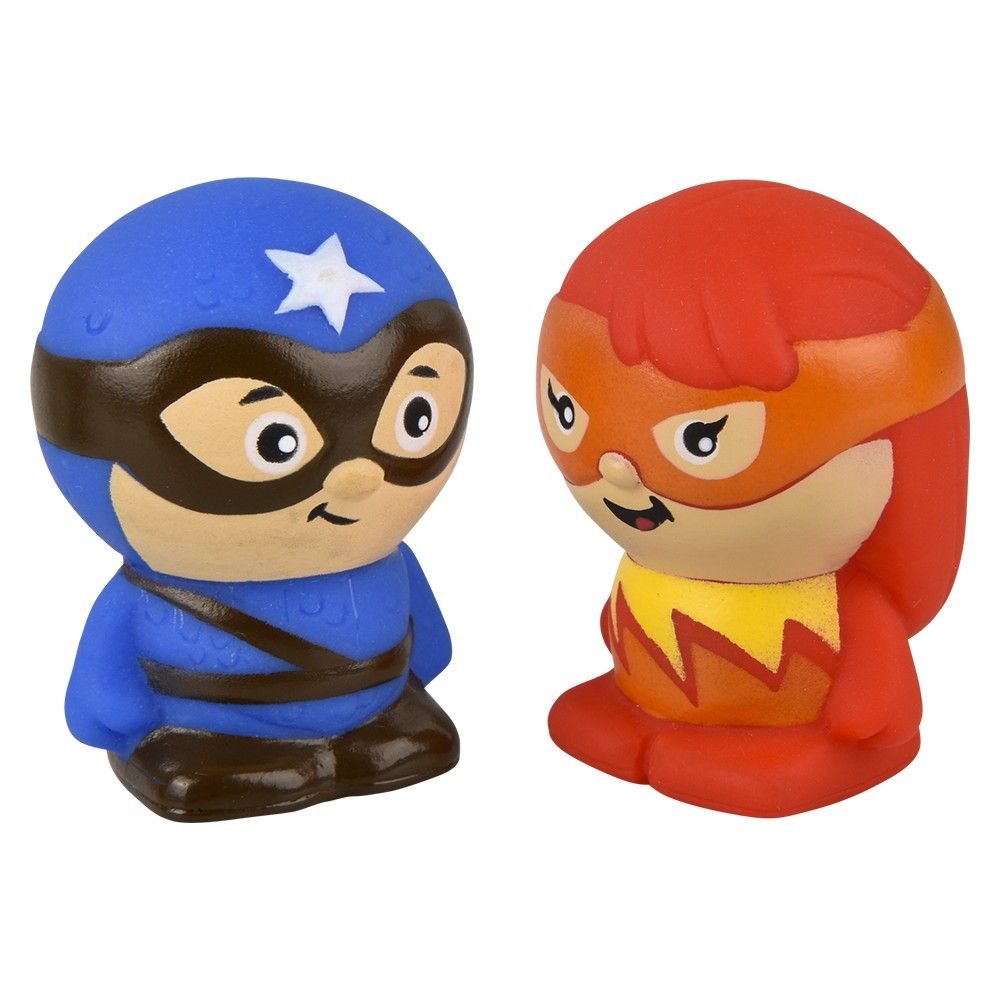 480 pieces 2" Rubber Superhero Assortment - Slime & Squishees
