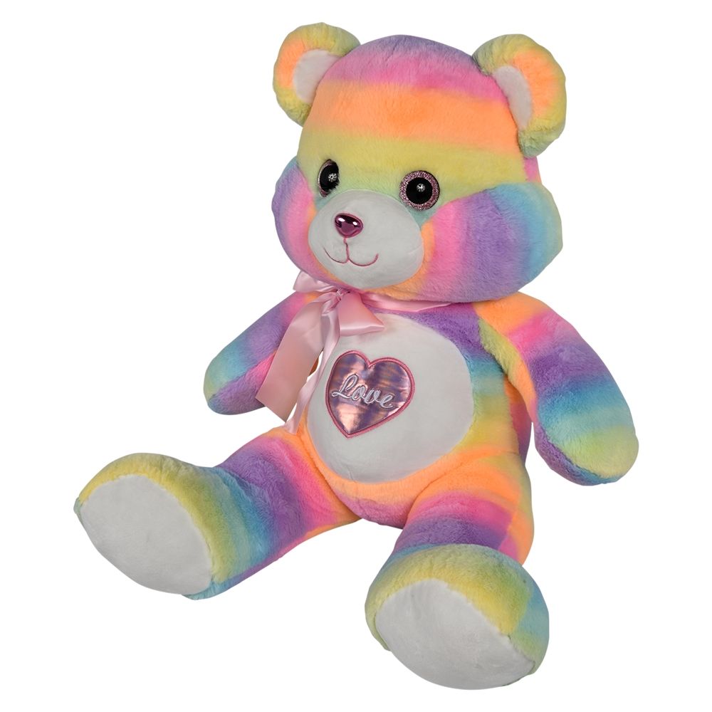 2 Wholesale 32 inch Cotton Candy Heart Bear (ss)