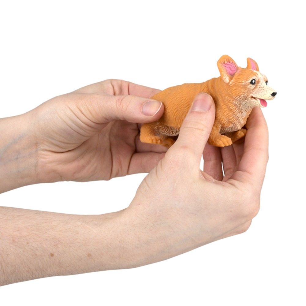72 pieces 4" Stretchy, Squish Corgi - Slime & Squishees