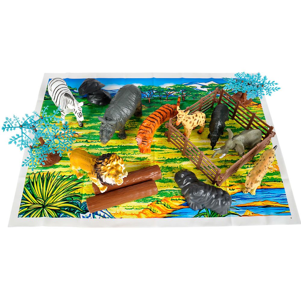 12 pieces 20 Pc Animal Pail Set - Animal & Reptiles