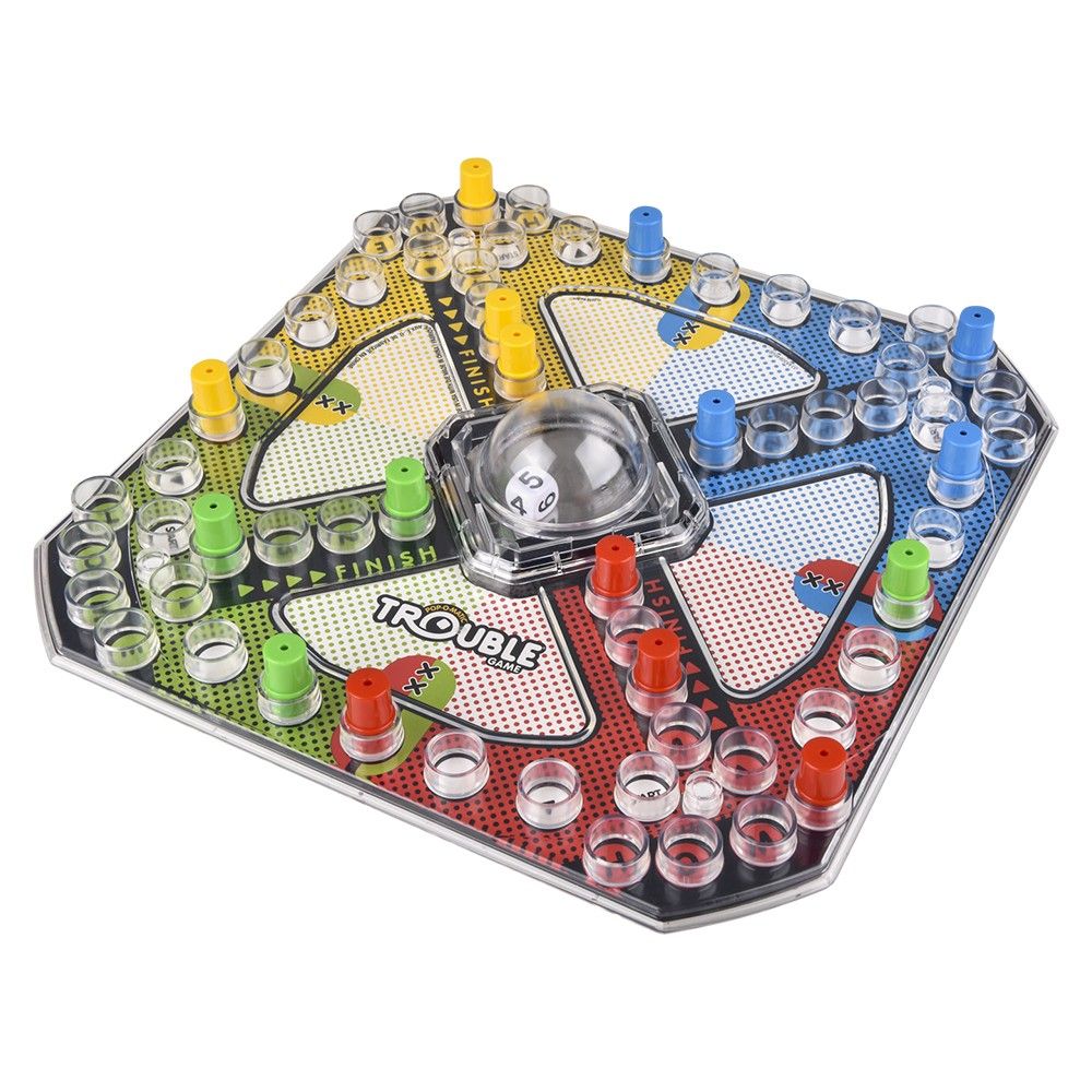 4 pieces Hasbro Trouble Game - Card Games