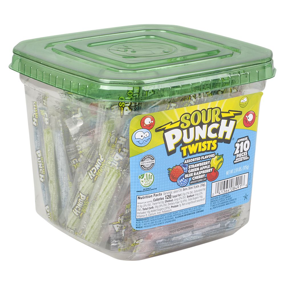 1260 pieces Sour Punch Twists - Food & Beverage