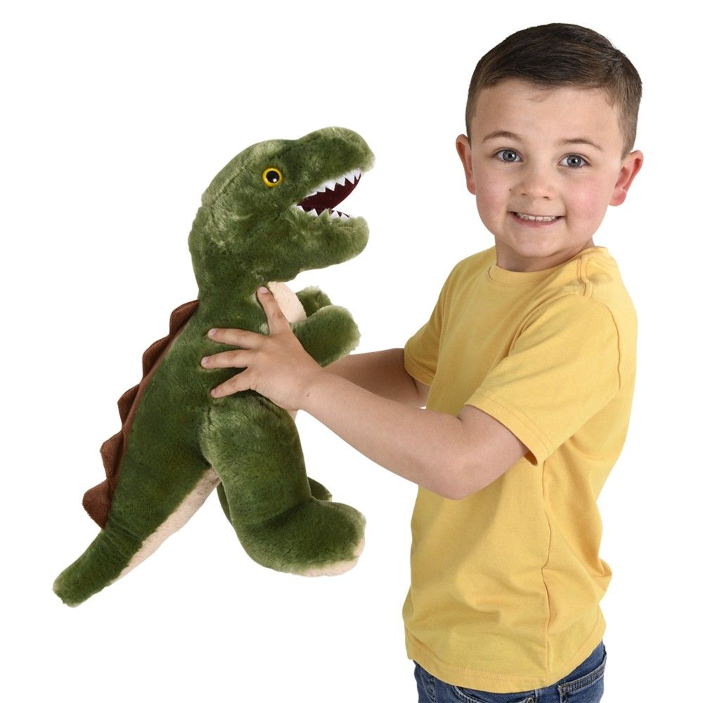 10 pieces 13" Green Tyrannosaurus Rex - Plush Toys