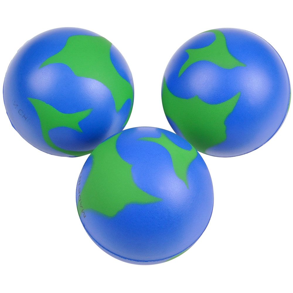 432 pieces 2" Earth Stress Ball - Balls