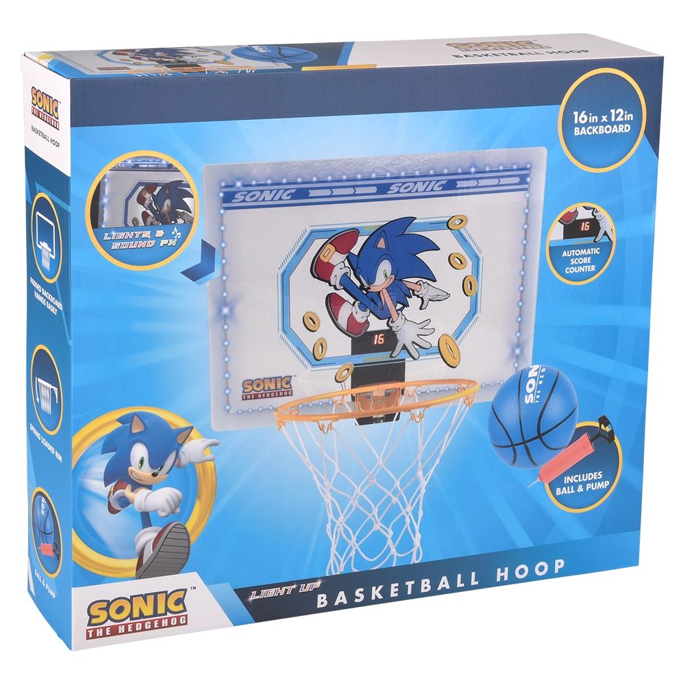 6 of Sonic 16-inchx11-inch Led Over The Door Basketball Hoop