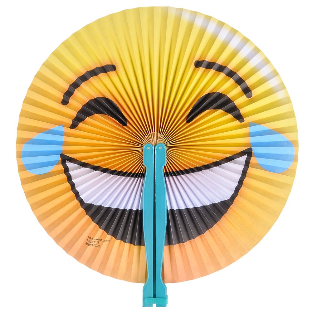 1200 pieces of 10" Emoticon Folding Fan