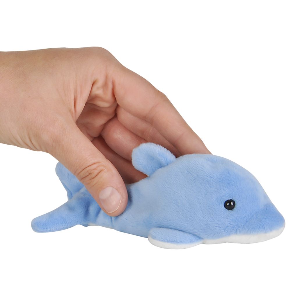 72 pieces 3.5" Mighty Mights Dolphin - Plush Toys