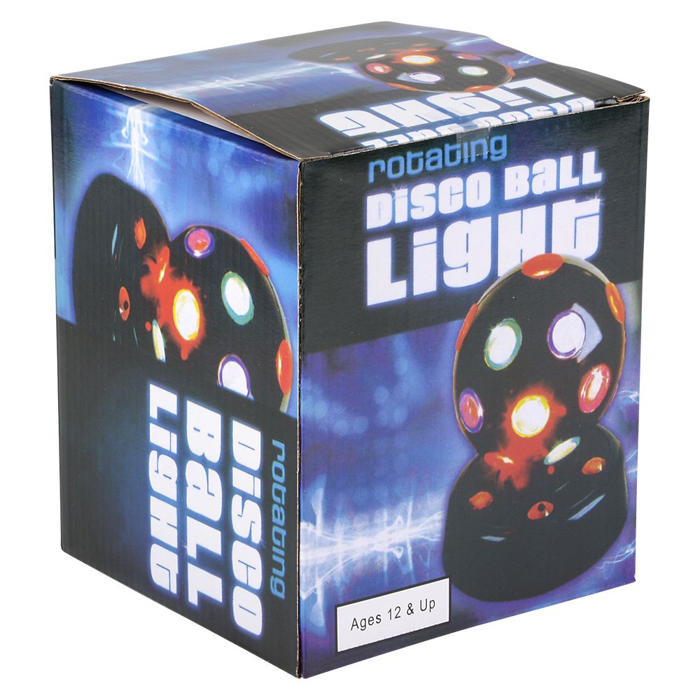 24 pieces 7" Revolving Rainbow Disco Light - LED Party Supplies