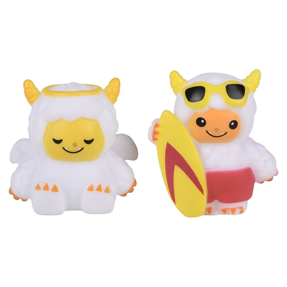 500 pieces 2" Rubber Yeti Characters - Slime & Squishees