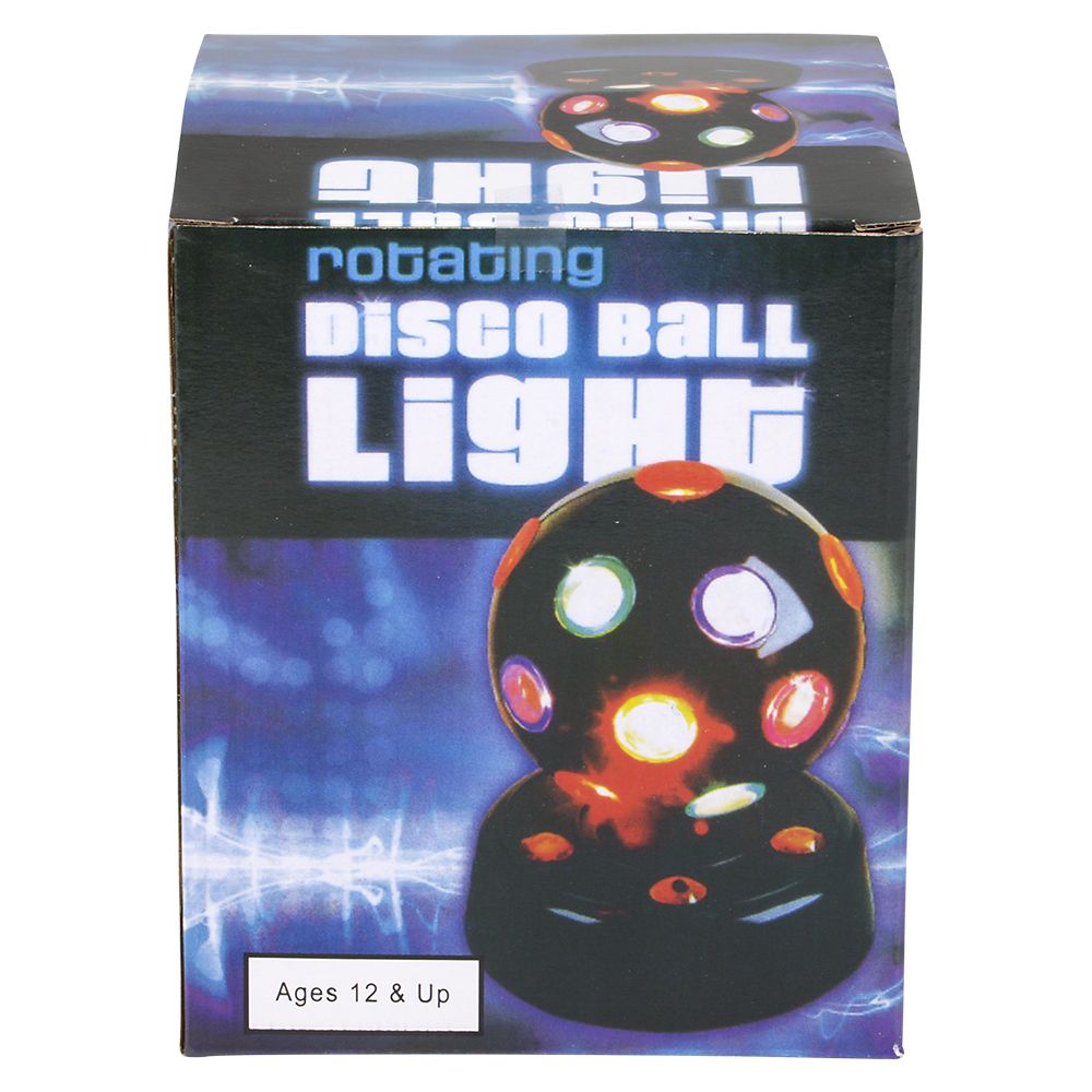 24 pieces 7" Revolving Rainbow Disco Light - LED Party Supplies