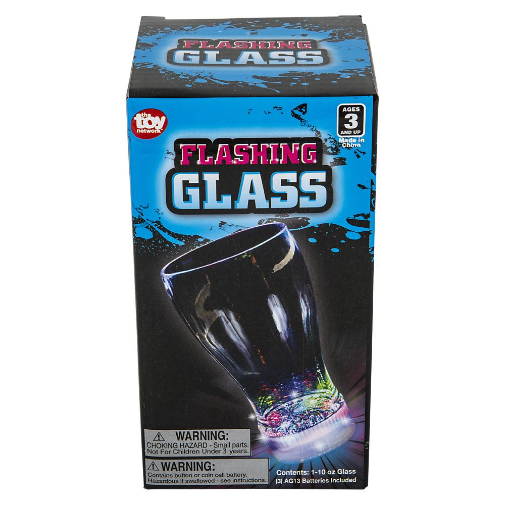 48 pieces Flashing Glass 5.75" 10 oz - Store