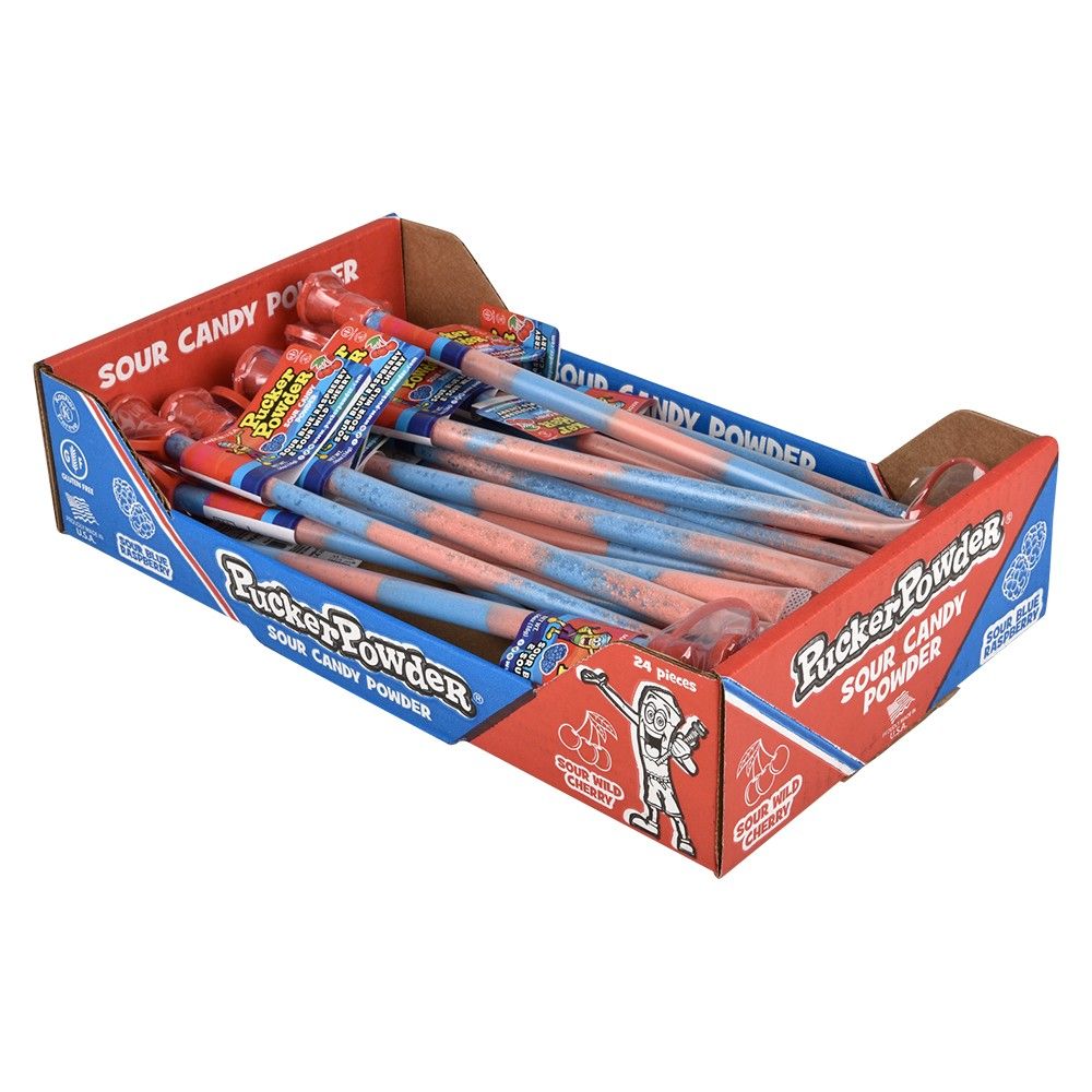 24 pieces Pucker Powder Super Ingle Tubes - Food & Beverage