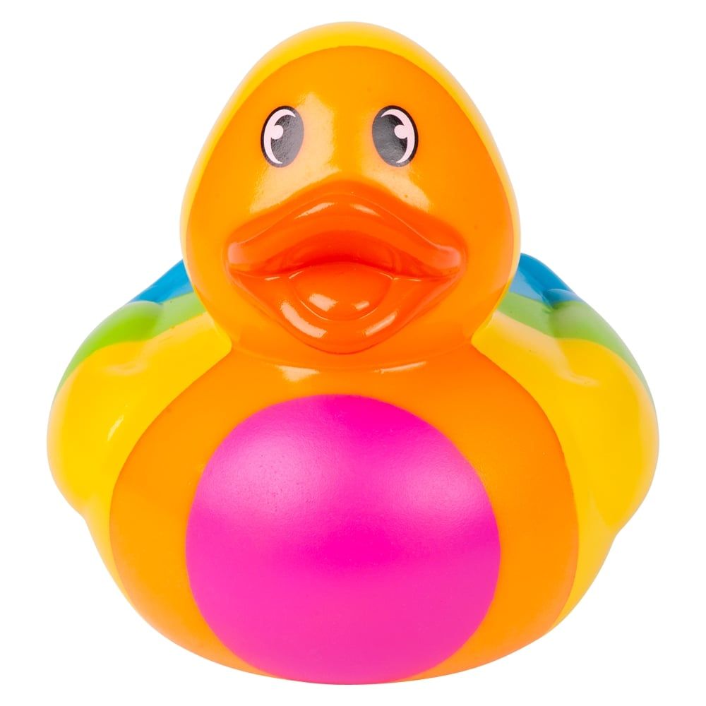 36 Wholesale (t) Big Rainbow Rubber Duckies 6-inch
