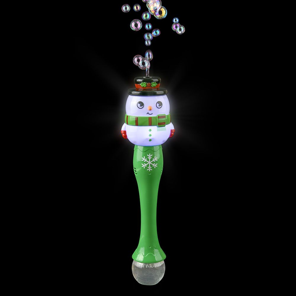 24 pieces of LighT-Up Snowman Bubble Wand 13.5"