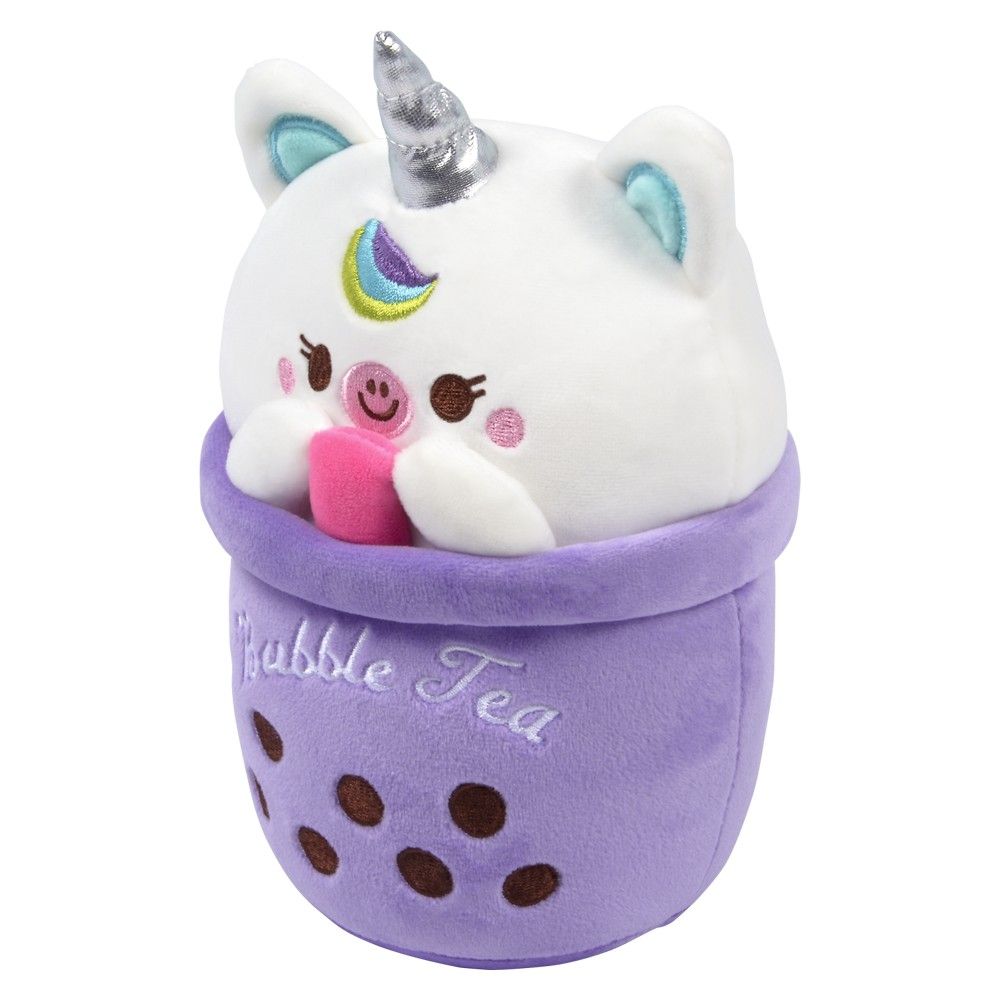 60 pieces 9" Bubble Tea Animal Cup - Plush Toys