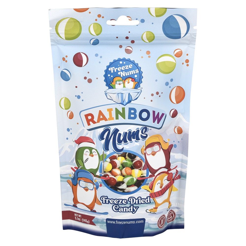 12 pieces Freeze Nums Rainbow Nums 5.1oz 12ct - Food & Beverage