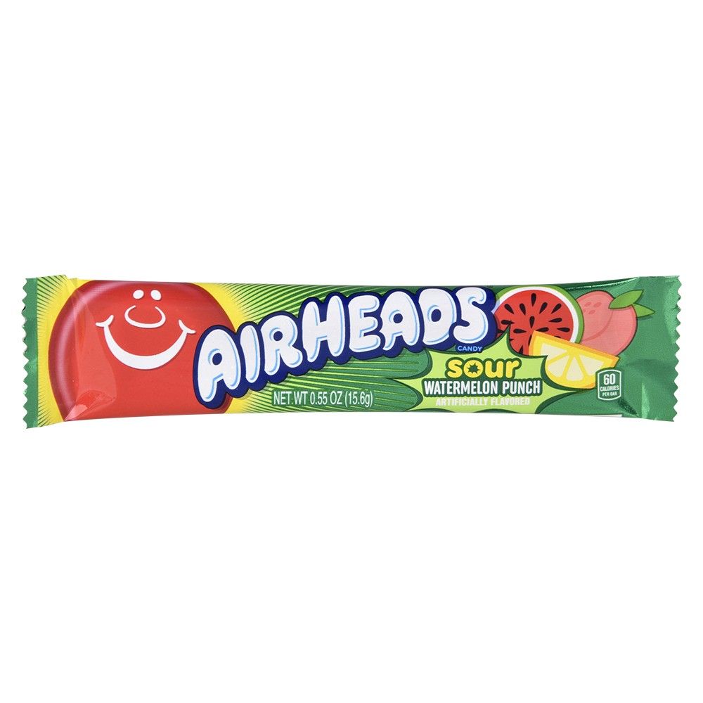 432 pieces Airheads Sour Watermelon Punch - Food & Beverage