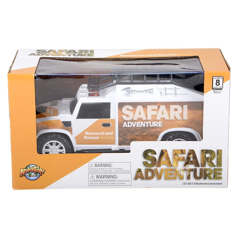 18 pieces Safari Research And Rescue Vehicle - Car, Planes, Trains & Bikes