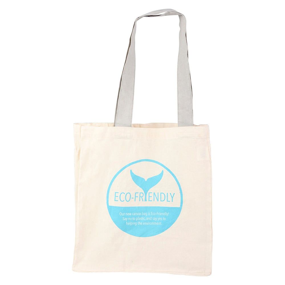 100 pieces of 16" Dolphin Tail EcO-Friendly Canvas Bag