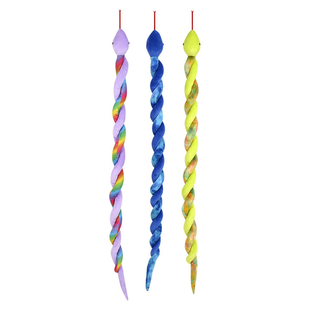 24 pieces 67" Twisty Snake Assortment - Plush Toys