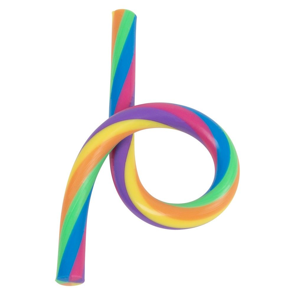 72 pieces 13 inch Rainbow Strectchy Noodle 3ct - Slime & Squishees