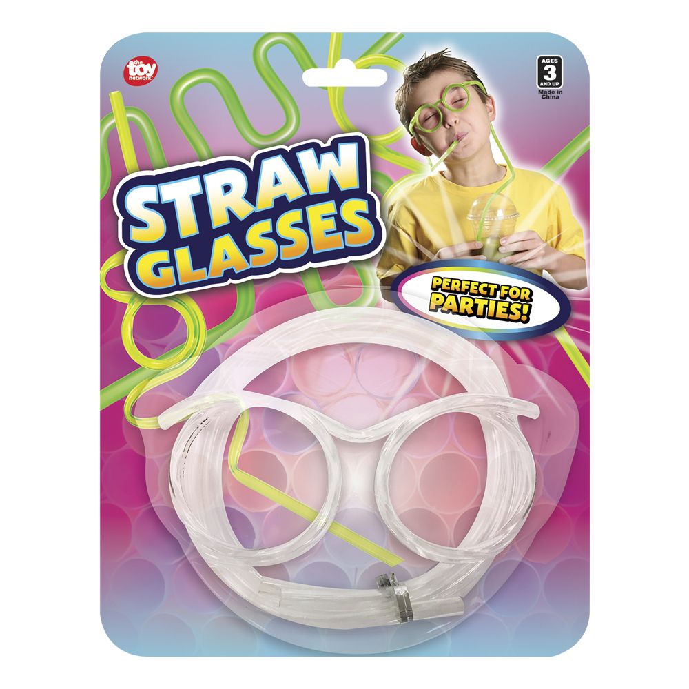 144 pieces Drinking Straw Glasses - Novelty & Party Sunglasses