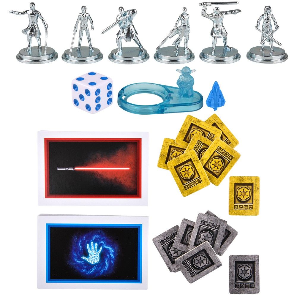 4 pieces Hasbro Monopoly Star Wars Light Side - Card Games