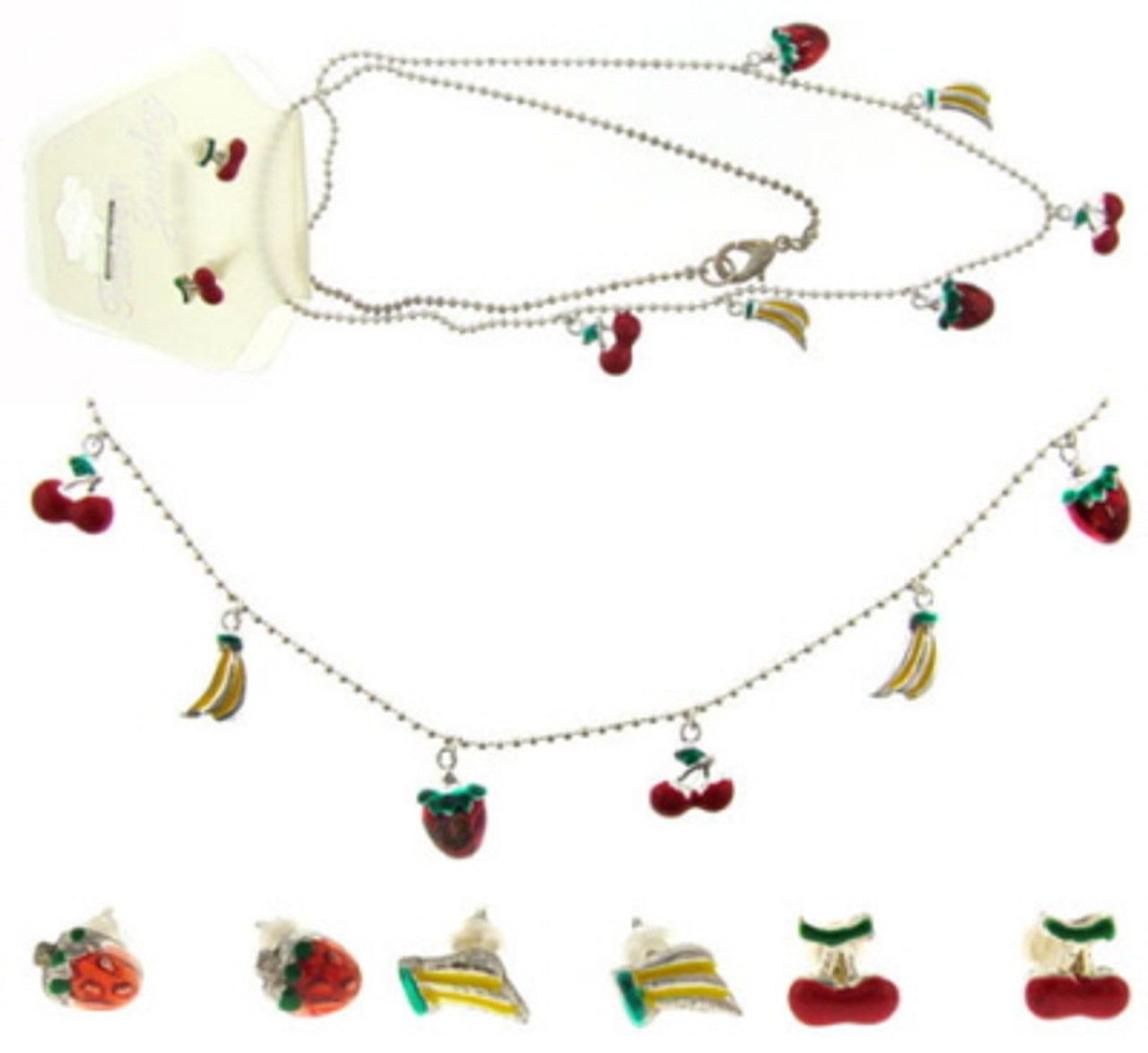 60 Wholesale Necklace Earring Set