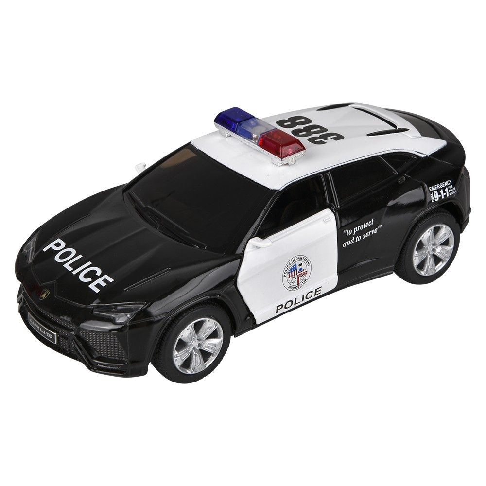 144 pieces 5" DiE-Cast Pull Back Lamborghini Urus Police Car - Car, Planes, Trains & Bikes