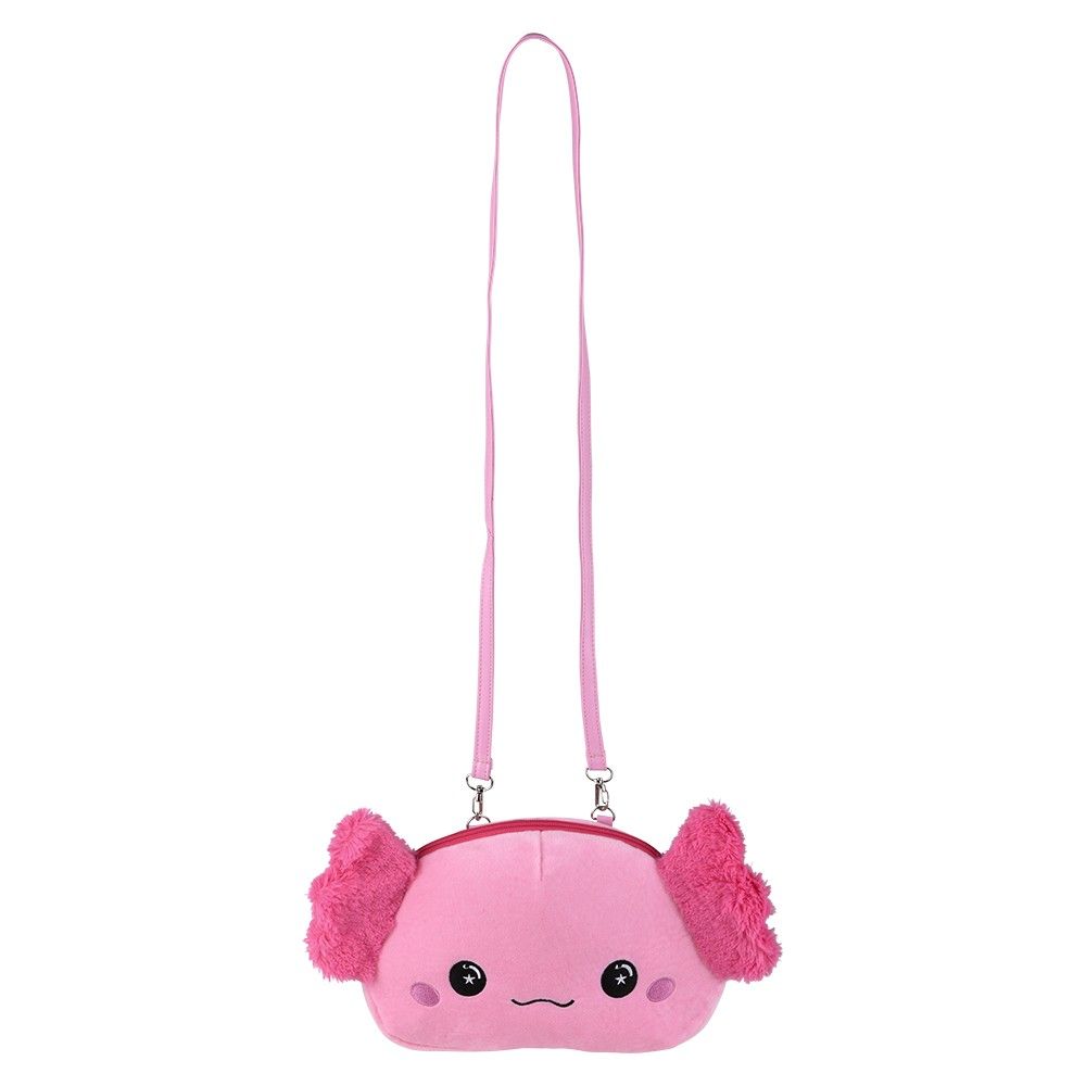 72 pieces Axolotl Plush Crossbody Bag 11.5"x8" - Plush Toys