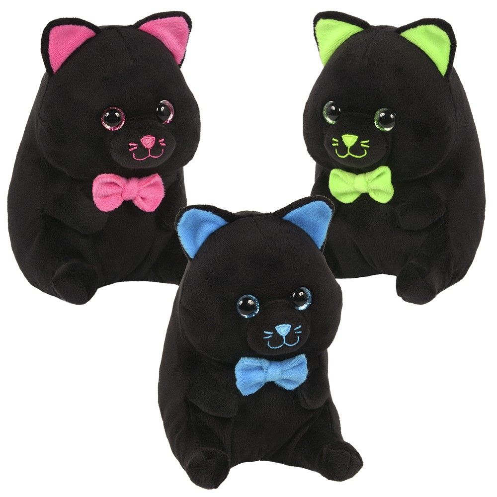 156 pieces 5" Belly Buddy Black Cat - Plush Toys