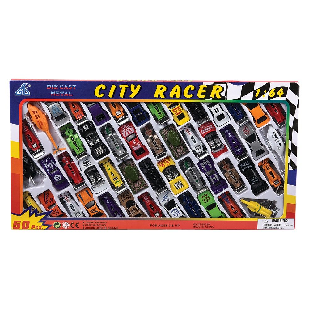 24 of 50pc 2"-4" DiE-Cast Cars 1:64 Scale