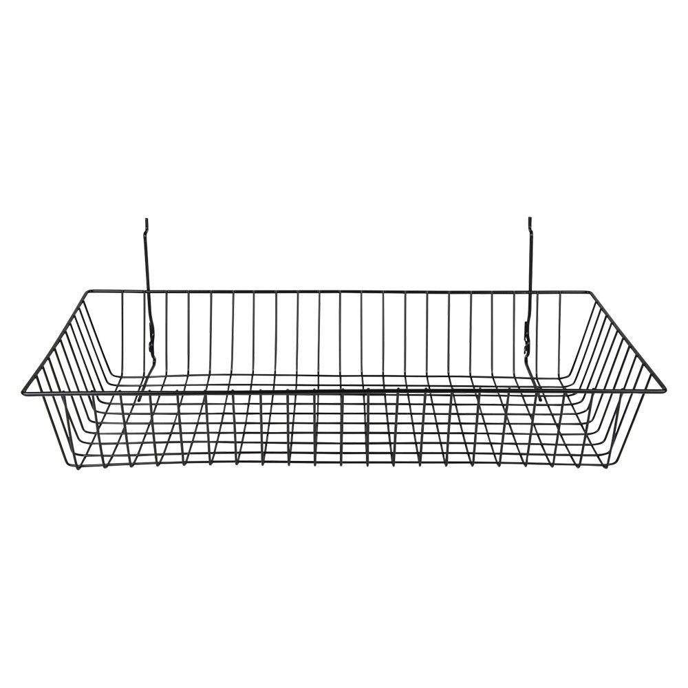 6 pieces Deep Black Wire Basket - Baskets