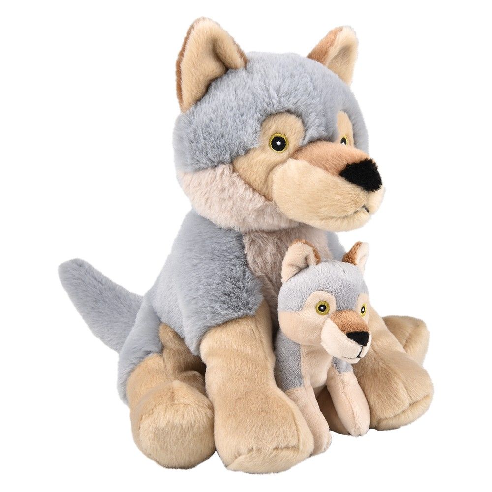 12 pieces 9.5" Eco Birth Of Life Wolf - Plush Toys