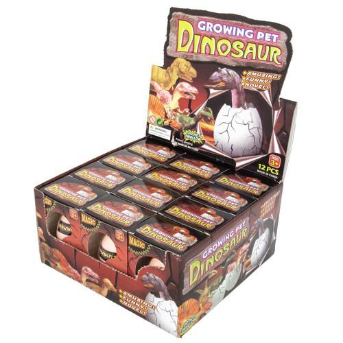12 Pieces Magic Growing Dinosaur Egg - Animal & Reptiles