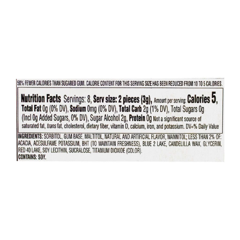 45 Pieces Dentyne Fire Spicy Cinnamon Gum - 16 Pieces - Candy