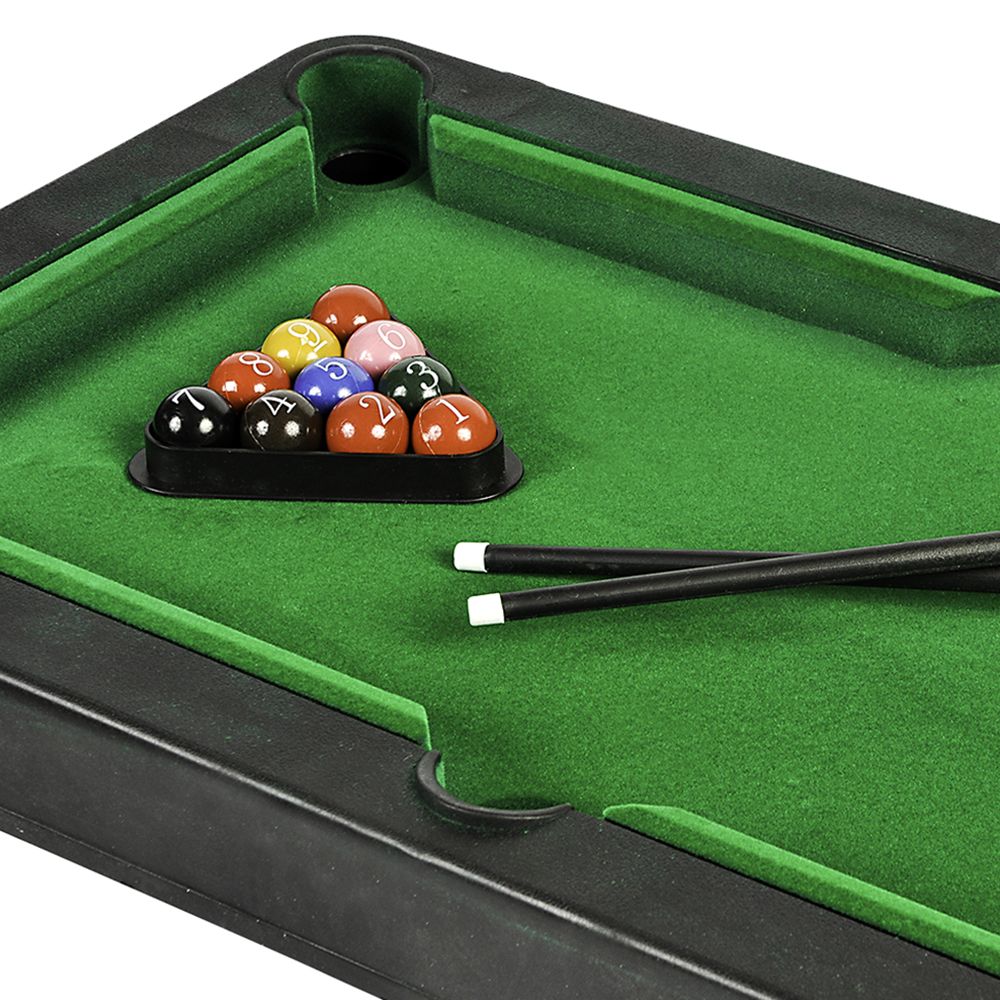 12 pieces Champion Pool Table 19 inch x 11 inch - Sports Toys