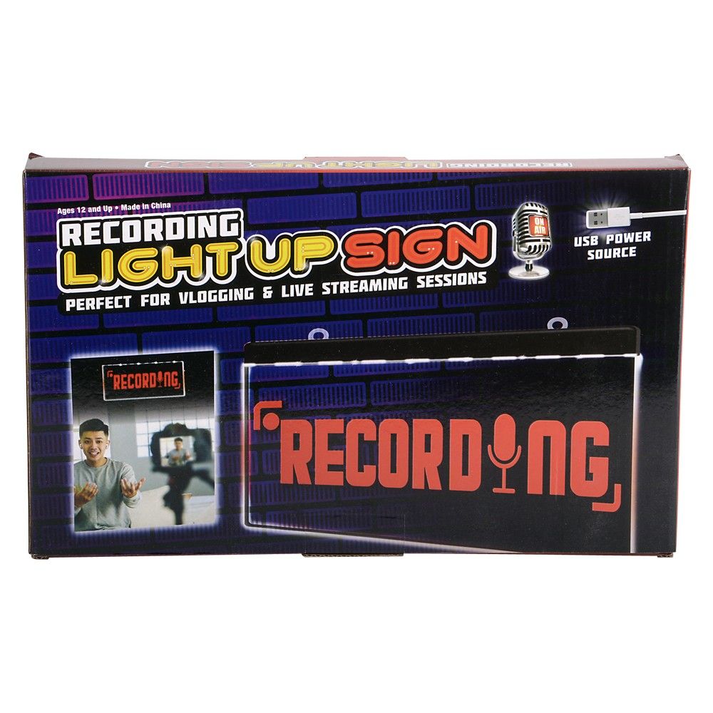 24 pieces 11.75" Recording Acrylic Sign - Sign